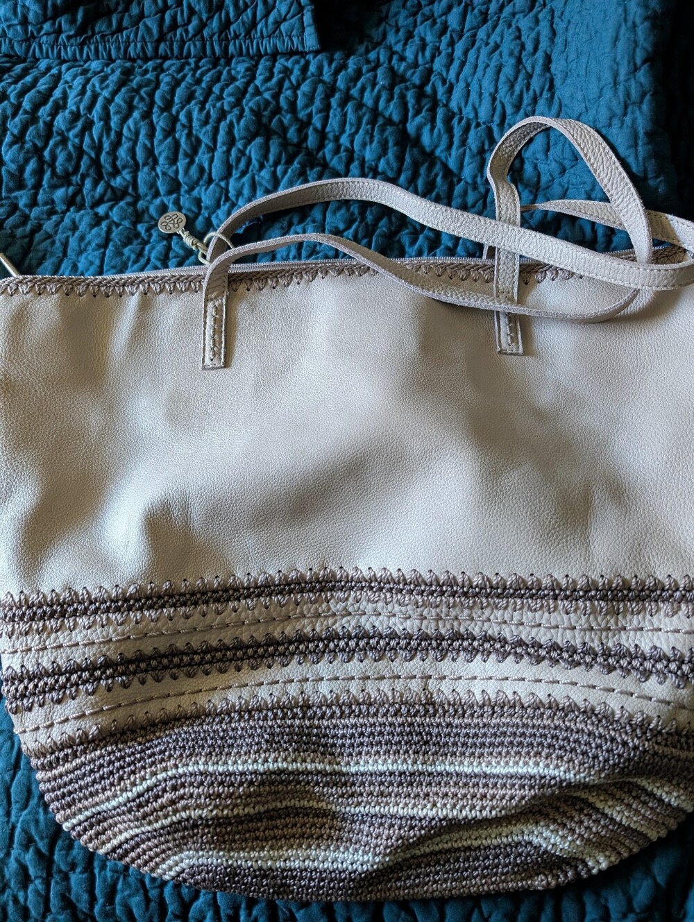 The Sak Faye Tote Bag - Hand Crochet Women's Purse For Everyday & Travel